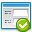 Completed document document status icon